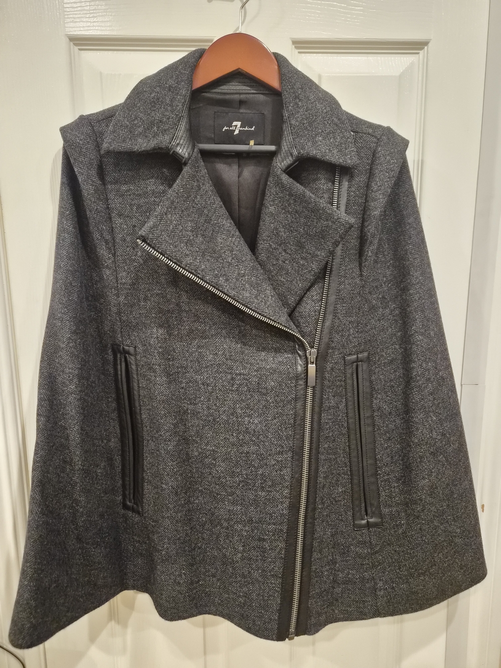 7 For All Mankind Wool Cape / Jacket